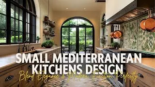 Unique Small Mediterranean Kitchens That Blend Elegance & Modern Function Perfectly