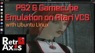 Atari VCS Emulating Playstation 2 and GameCube on Ubuntu Linux - Blood Rayne demo
