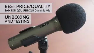 Unboxing Samson Q2U USB and XLR Dynamic Microphone