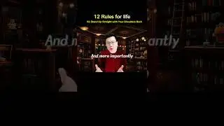 12 Rules for life | Rule1 Stand Up Straight with Your Shoulders Back #shorts #life