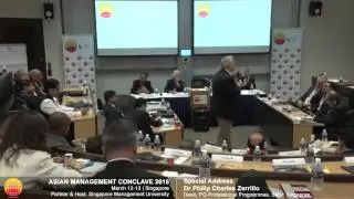 AMC 2015 - Dr Philip Charles Zerrillo, Dean, PG Professional Programmes, SMU, Singapore