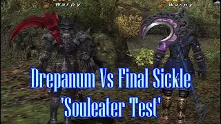 FFXI: Drepanum Vs Final Sickle with Souleater (Fun Test)