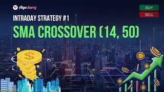 Trading Strategy - SMA Crossover (14, 50) #algocherry #trading #stockmarket #backtesting