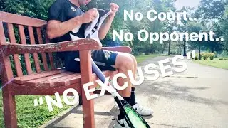 Playing Tennis Without a Court or an Opponent