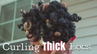 Curling short THICK Locs