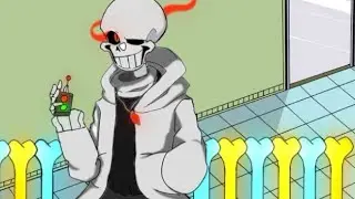 Undertale Chinese AU [klutztale] super burning area! Papyrus Battle Song Phase1 Theme