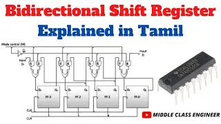 Bidirectional Shift Register | Digital Electronics | Explained in Tamil | Middle Class Engineer |