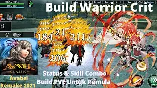 Build Warrior Untuk Pemula Avabel Classic 2021