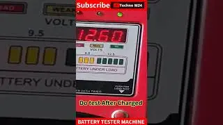 BATTERY TESTER MACHINE|BCT 7|LOAD TESTER|#amaronbattery #exidebattery #motorcyclebattery