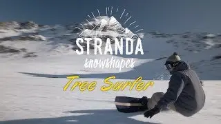Stranda Tree Surfer - review - directional swallow tail snowboard for powder and carving