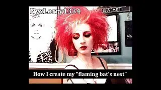 Goth Hair Tutorial: Flaming Bat's Nest | NyxLorry1334