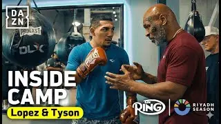 SECRET TRAINING! Mike Tyson Teaches Lopez PEAKABOO For Shakur Stevenson