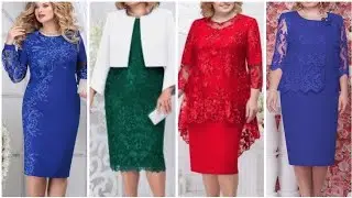 Top 42 +Modern & Stylish Plus Size Sheath Column /Fancy Bodycon Dress Designs 2023