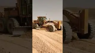 Amazing Motor Grader Operator Spreading Soil Skills I#shorts #shorts #cat #grader #construction