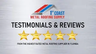 Отзыв клиента &ndash; 1st Coast Metal Roofing Supply