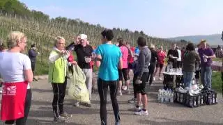 1. Vorbereitungslauf f&uuml;r den Trollinger HM 21km.  12. April 2014
