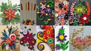 Magnificently handcrafted Quilling flower Decoration for home ideas | Paper art for cards & Gifts