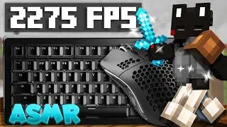 14 Minutes of Hypixel Bedwars | Keyboard and Mouse  ASMR