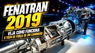 Fenatran 2019. Veja como funciona o trem de força de um caminhão.