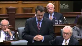 MPP McNaughton Questions Premier About Prompt Payment Act, September 24, 2013