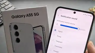 How to Change Notification sound Style &System sounds on Samsung Galaxy A55 5G / A35 5G