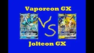 Round 1 - Jolteon GX vs Vaporeon GX - Pokemon Deck Check Tournament