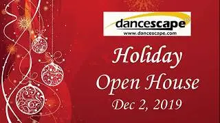 danceScape Holiday Open House Highlights - Ballroom, Salsa/Latin, Wedding Dance Lessons