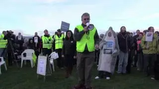 STS oil transfers in the Moray Firth - Iain Bruce speaks at Nairn demo