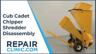 Cub Cadet Chipper Shredder Disassembly –  Model 24A424M710