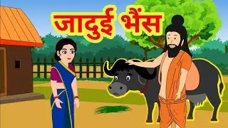 एक जादुई भैंस|cartoon video|AI video| AI COOTON VIDEO |Hindi story| Hindi cartoon|Cartoon story|#ai 