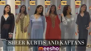 TRENDING Meesho Designer Outfits | Sheer Kurtas & Kaftans You’ll FALL IN LOVE With!