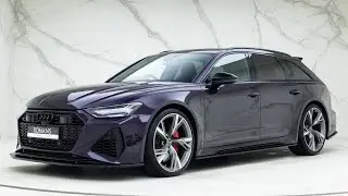 2022 Audi RS6 Avant Vorsprung - Merlin Purple Pearl - Walkaround & Interior | Romans International