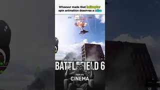 Whoever made that helicopter spin animation deserves a raise #shorts #battlefield6 #maxkeyyt
