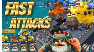 Warships Season 70 [ 👍Fast Attack Strategy 7 ER Attacks ] Boombeach Gameplay