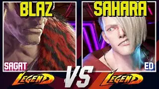 Blaz vs Sahara | Sagat vs Ed | Street Fighter 6
