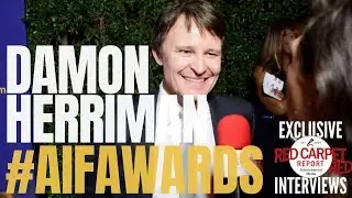 Damon Herriman, Qantas Orry-Kelly Award interview at 7th Australians in Film Awards Gala #AiFAwards