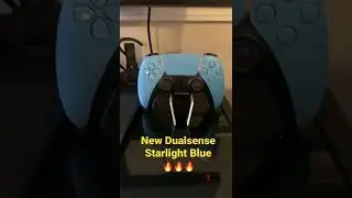 PS5 Dualsense Starlight Blue is Beautiful #shorts