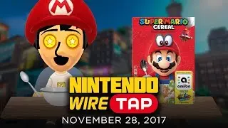 Super Mario Cereal With a Built in amiibo? | Nintendo Wiretap | November 28th, 2017