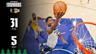 Anthony Edwards Scores 31 Vs The Los Angeles Lakers | 10.24.25