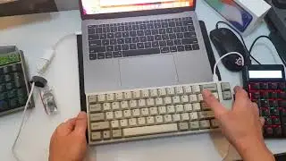 LEOPOLD FC660M Механическая клавиатура 60% в паре с MacBook Pro 2017