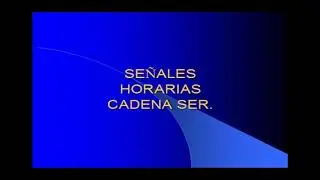 SE&Ntilde;ALES HORARIAS Y SINTON&Iacute;A DE LA CADENA SER.