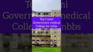 Top 5 semi government medical college in Maharashtra #mbbs #neetcounselling2024