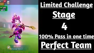 Lords mobile Petite Devil Limited challenge stage 4 Auto|Trick vs Trick Stage 4 Auto