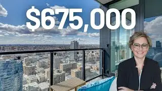 Inside Calgary's Most STUNNING Sky-High Condo With City and Mountain Views!