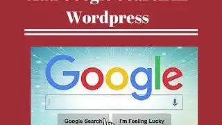 Google Search Bar : Add Google Search to website