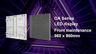 OA- Outdoor Wall-mounted Installation Guide Front Service #billboard #ledwall #outdoorledscreen