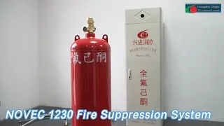 High Safety NOVEC 1230 Fire Suppression System Mechanical Emergency Easy Install