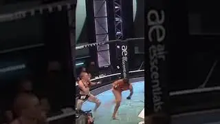 Combate Global Maritza Sanchez's WRESTLING skills in La Jaula #shorts | Women's MMA