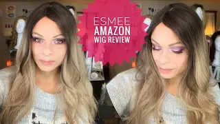 Under $20!! Esmee Wig Review | Amazon | Full Cap Wig | Large cap | #TiaTreatWeek