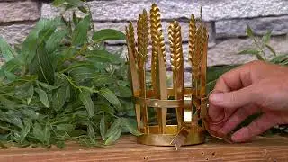 Martha Stewart Metal Wheat Collection on QVC